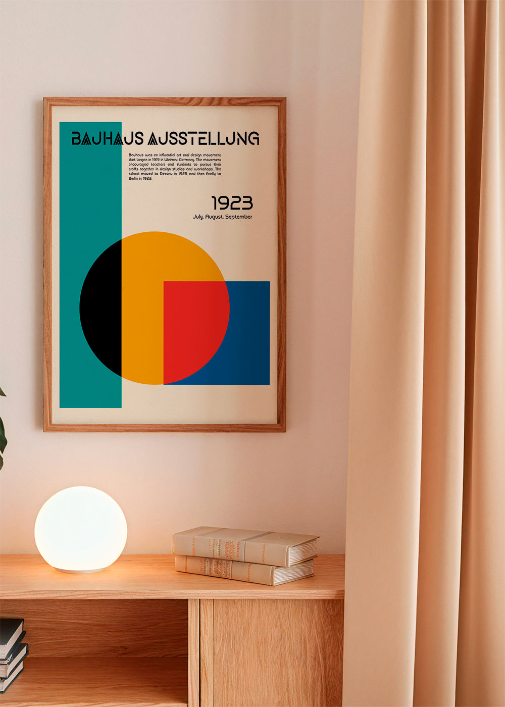 Bauhaus geometrisk affisch 1923