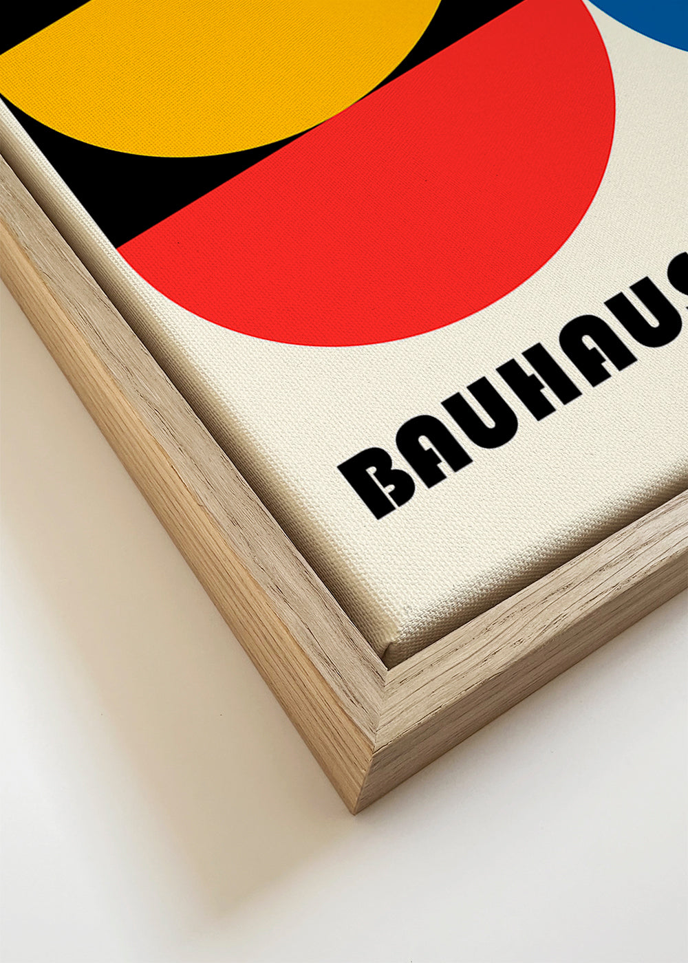 Geometrisk affisch Bauhaus 1923 primära former