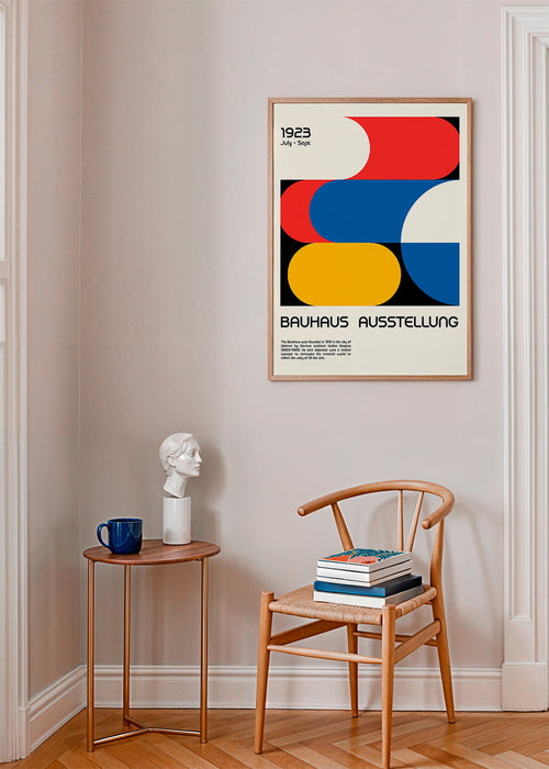 Vintage Bauhaus geometrisk poster 1923