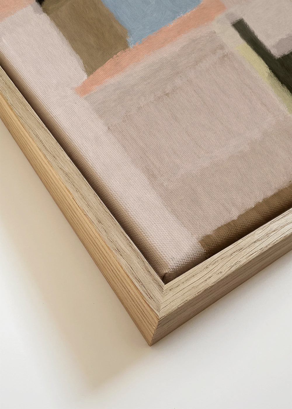 Abstrakt konst pastell geometriska block