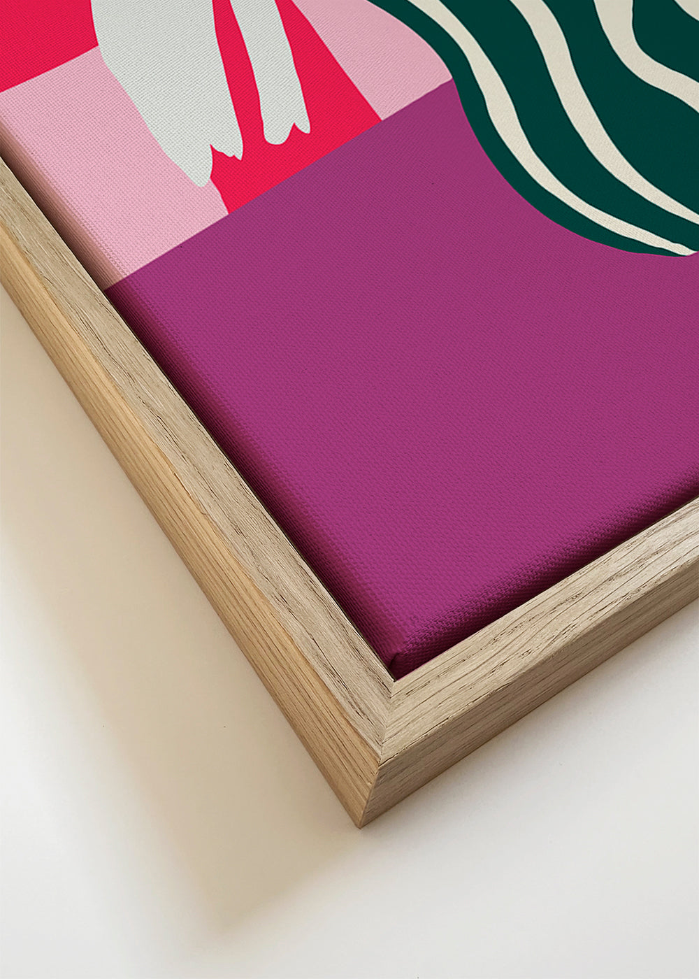 Botanisk poster med pop-tulpaner