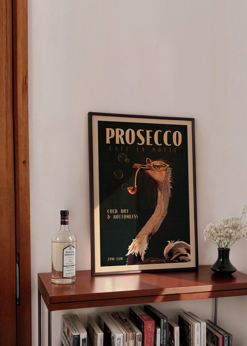 Struts Prosecco Poster i Art Deco-stil
