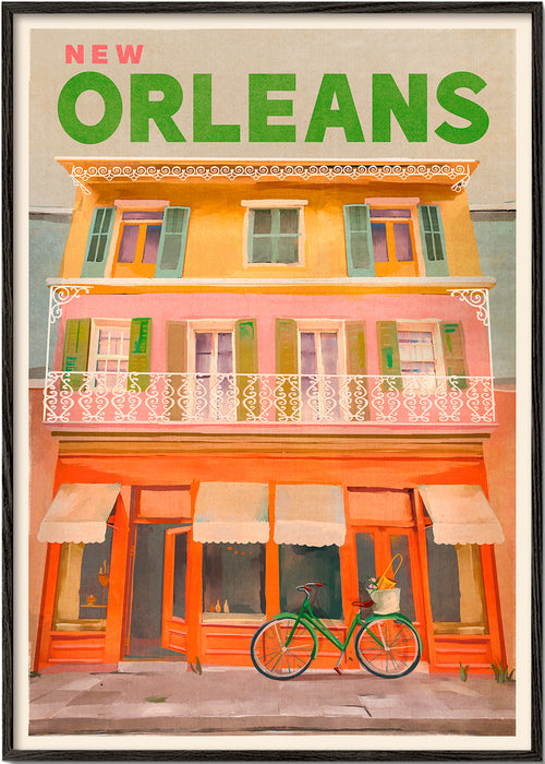 Reseaffisch New Orleans vintage