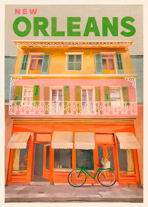 Reseaffisch New Orleans vintage