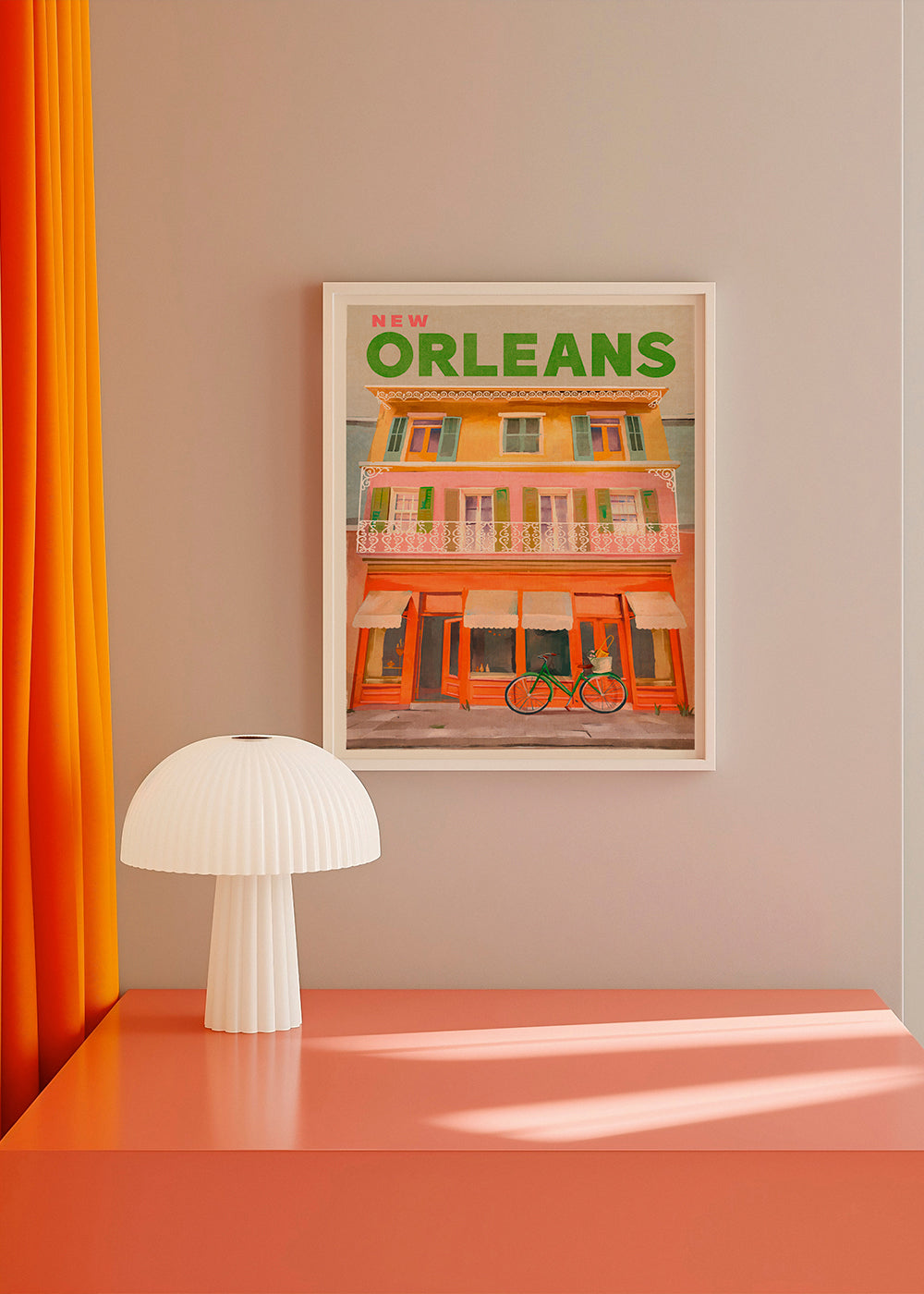 Reseaffisch New Orleans vintage
