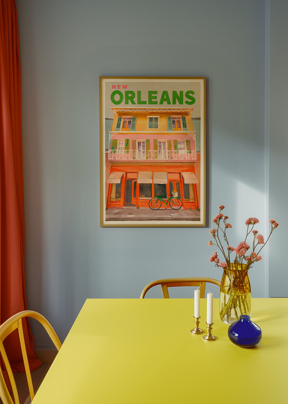 Reseaffisch New Orleans vintage