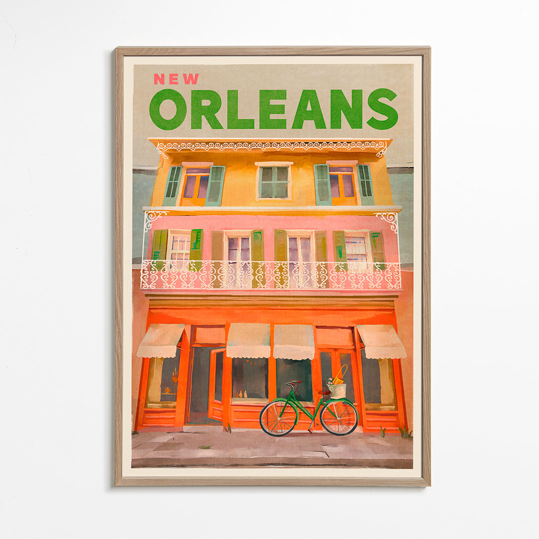 Reseaffisch New Orleans vintage