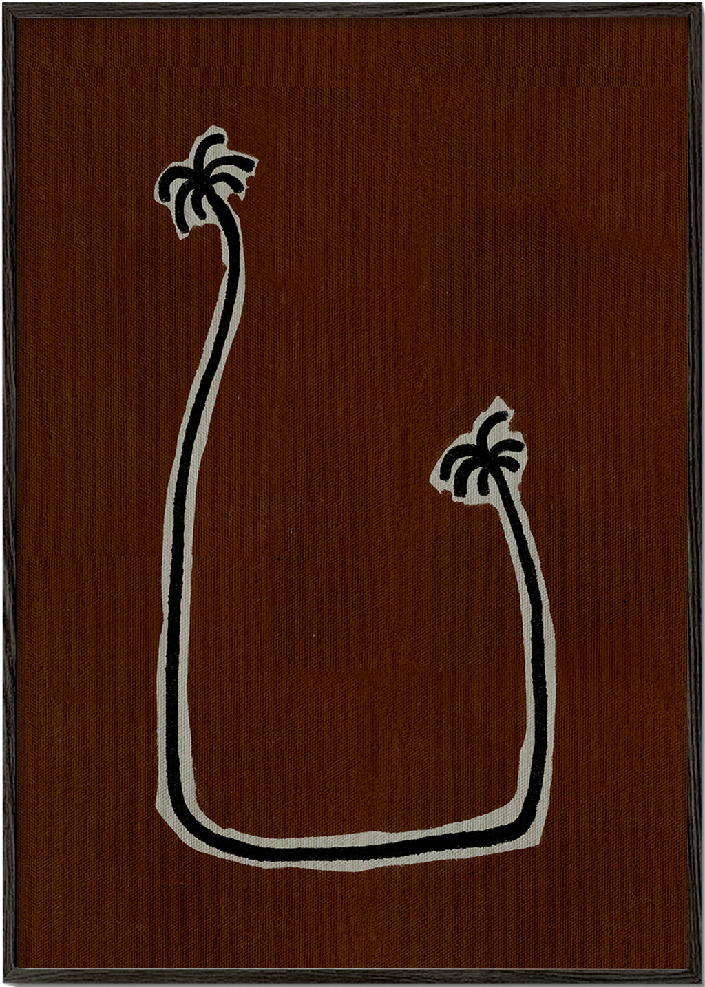 Botanisk poster minimalistiska palmer