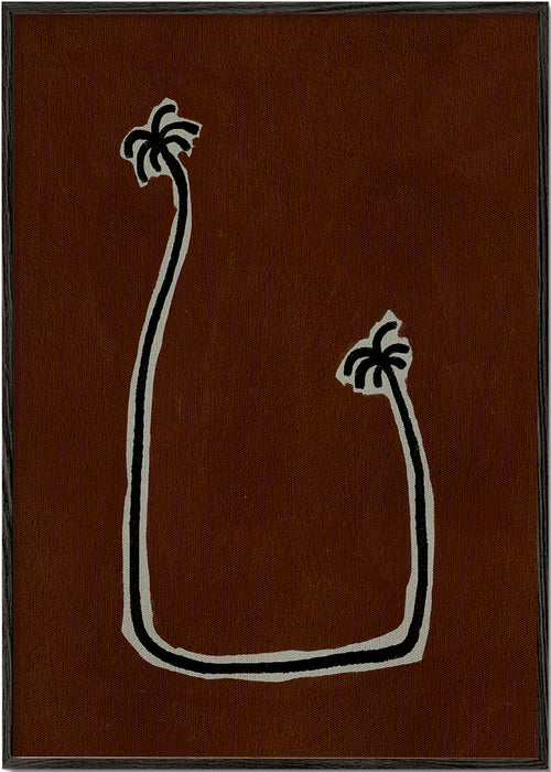 Botanisk poster minimalistiska palmer