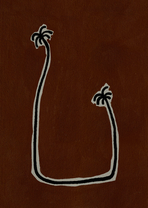 Botanisk poster minimalistiska palmer