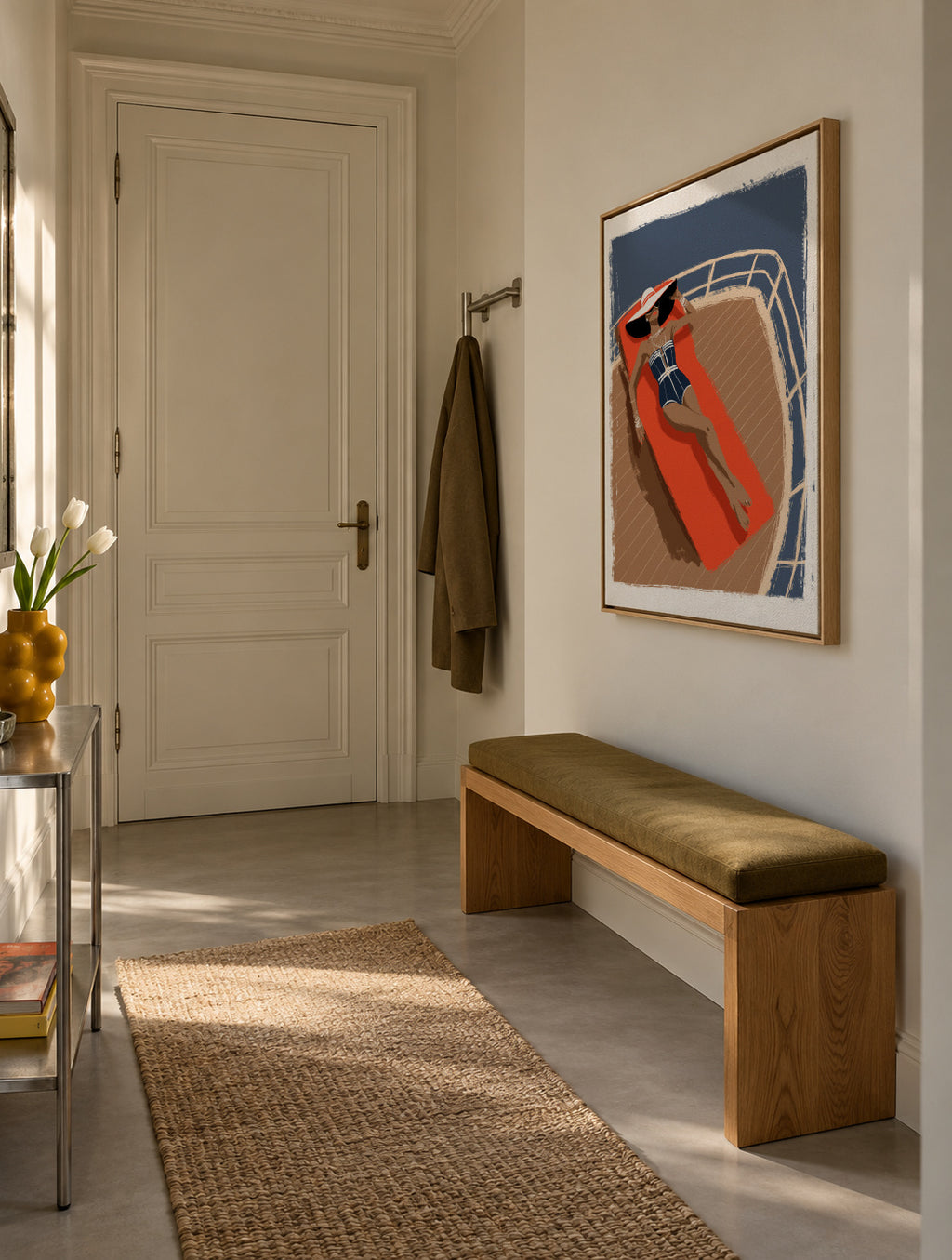 On the yacht - Framed canvas in an interior