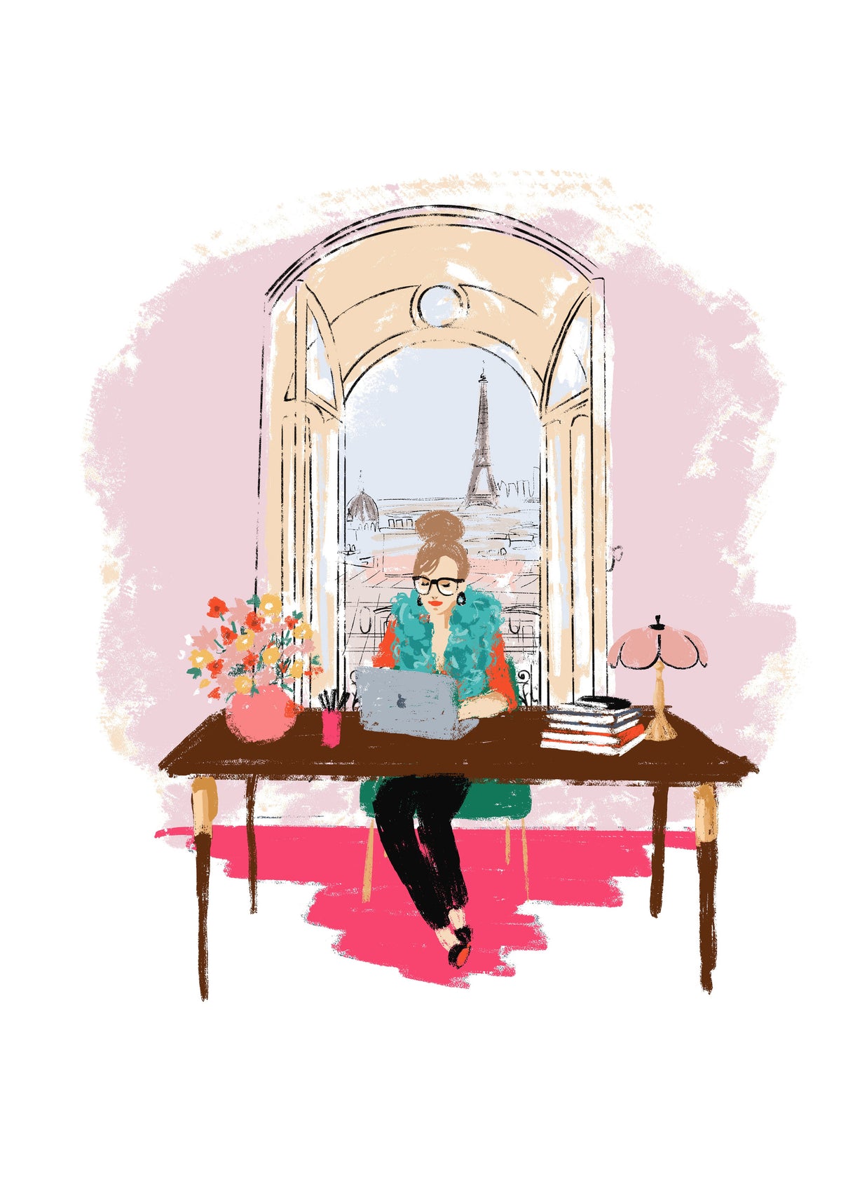Home office - Unframed art print