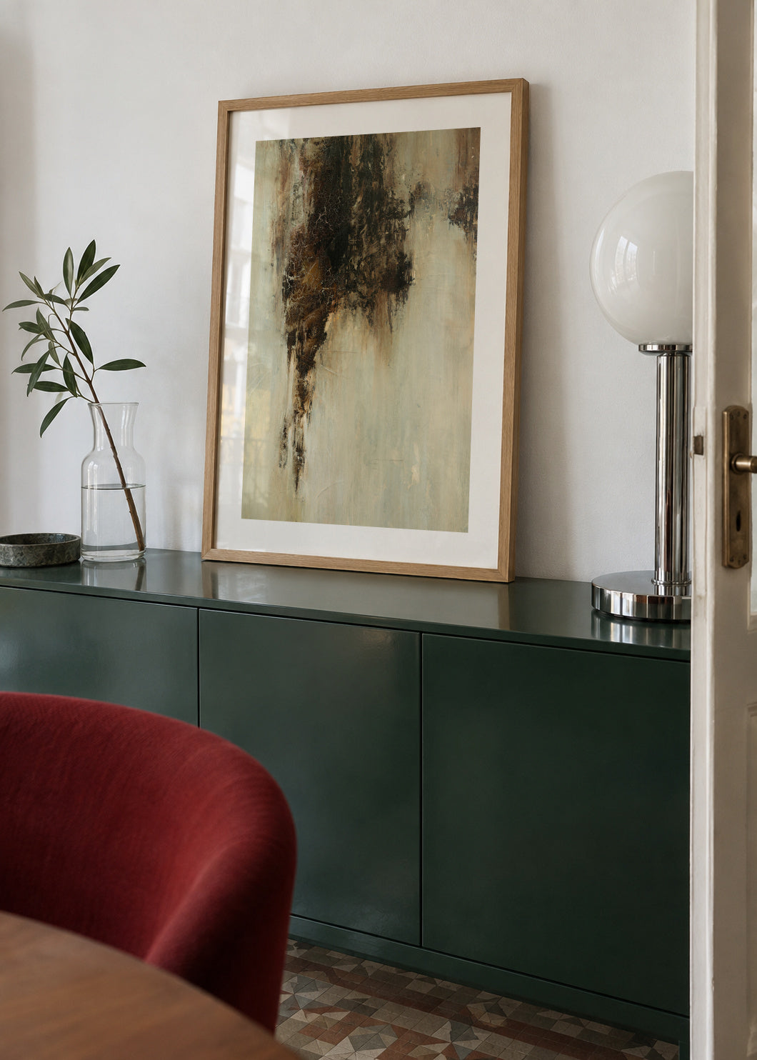 Madrid - Framed poster in an interior