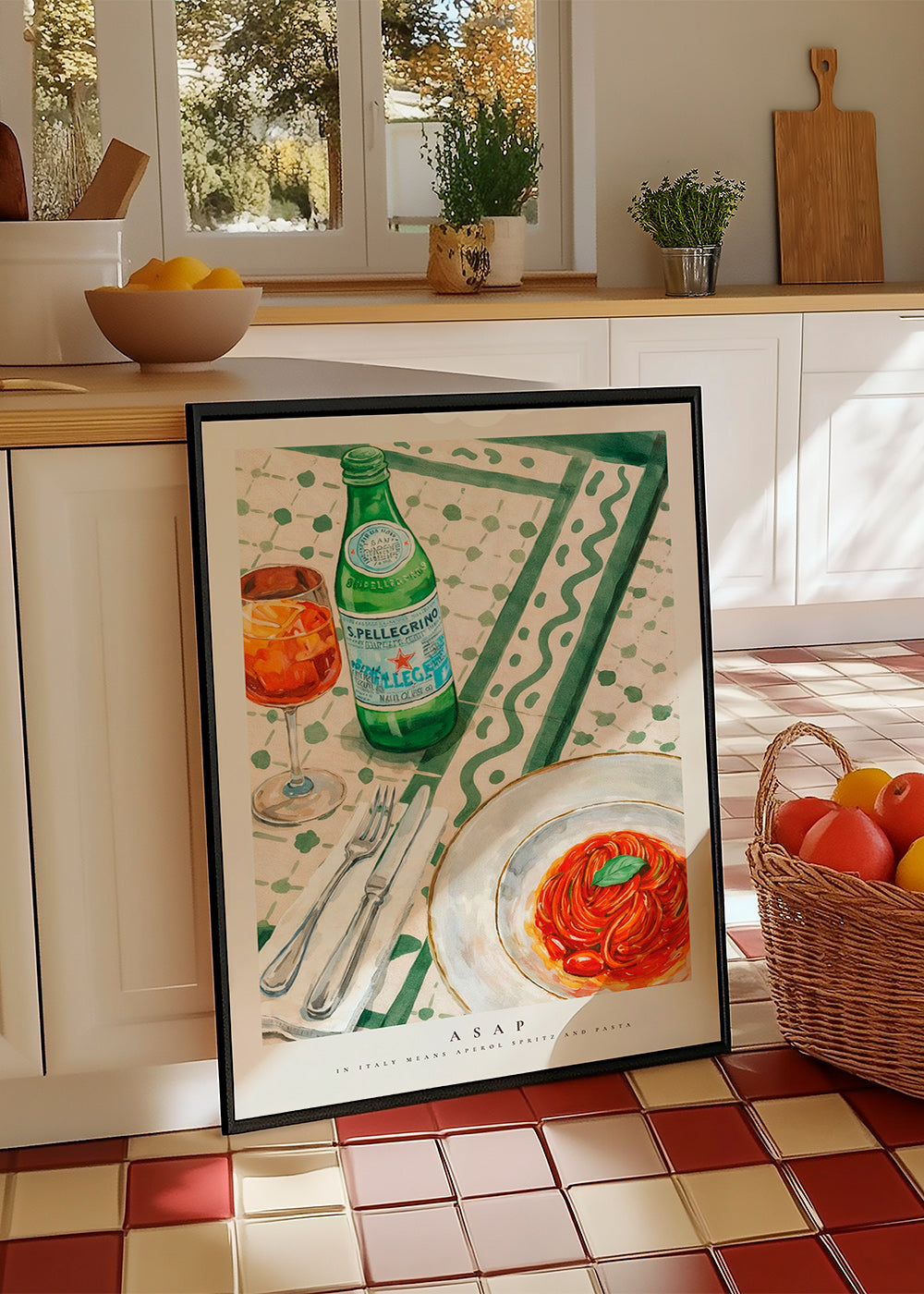 Kökskonst Aperol Spritz och pasta
