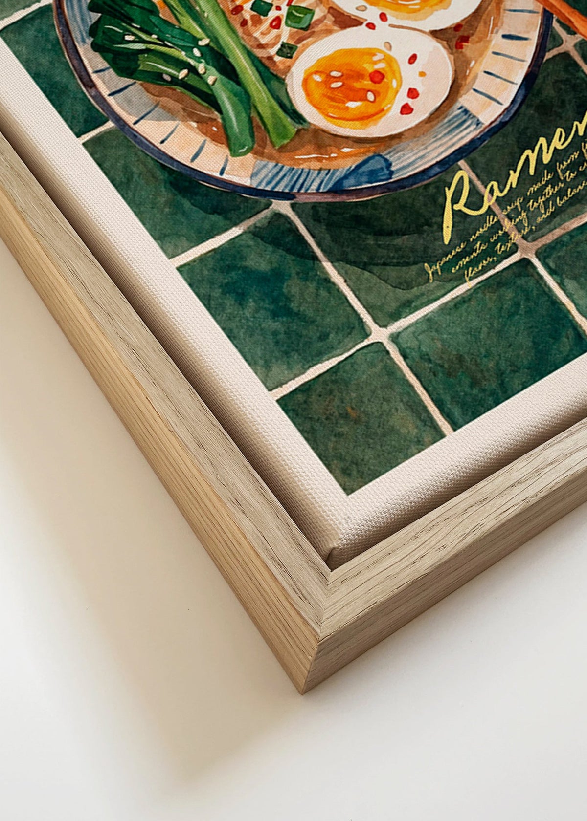 Kökskonst Ramen akvarell