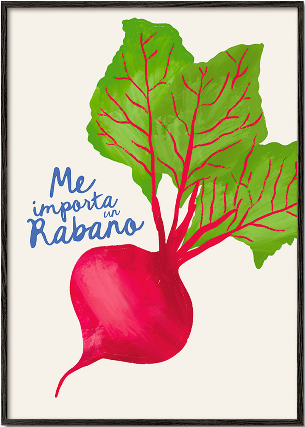 Kökskonst rädisa illustration