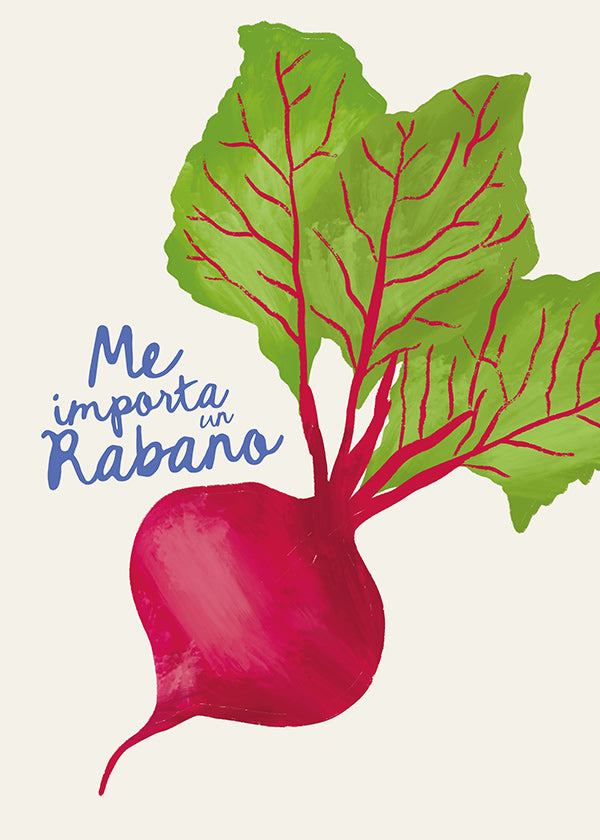 Kökskonst rädisa illustration