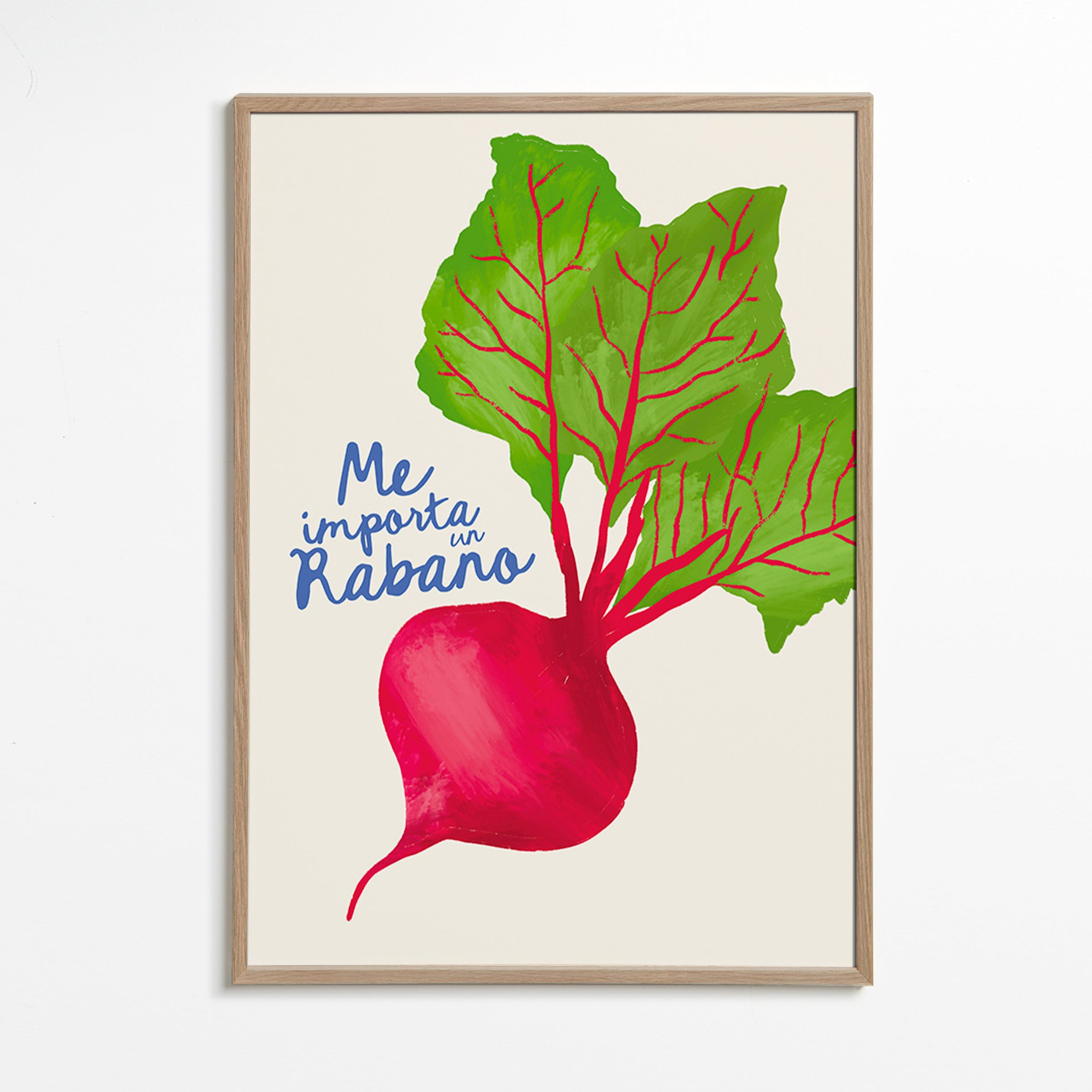 Kökskonst rädisa illustration