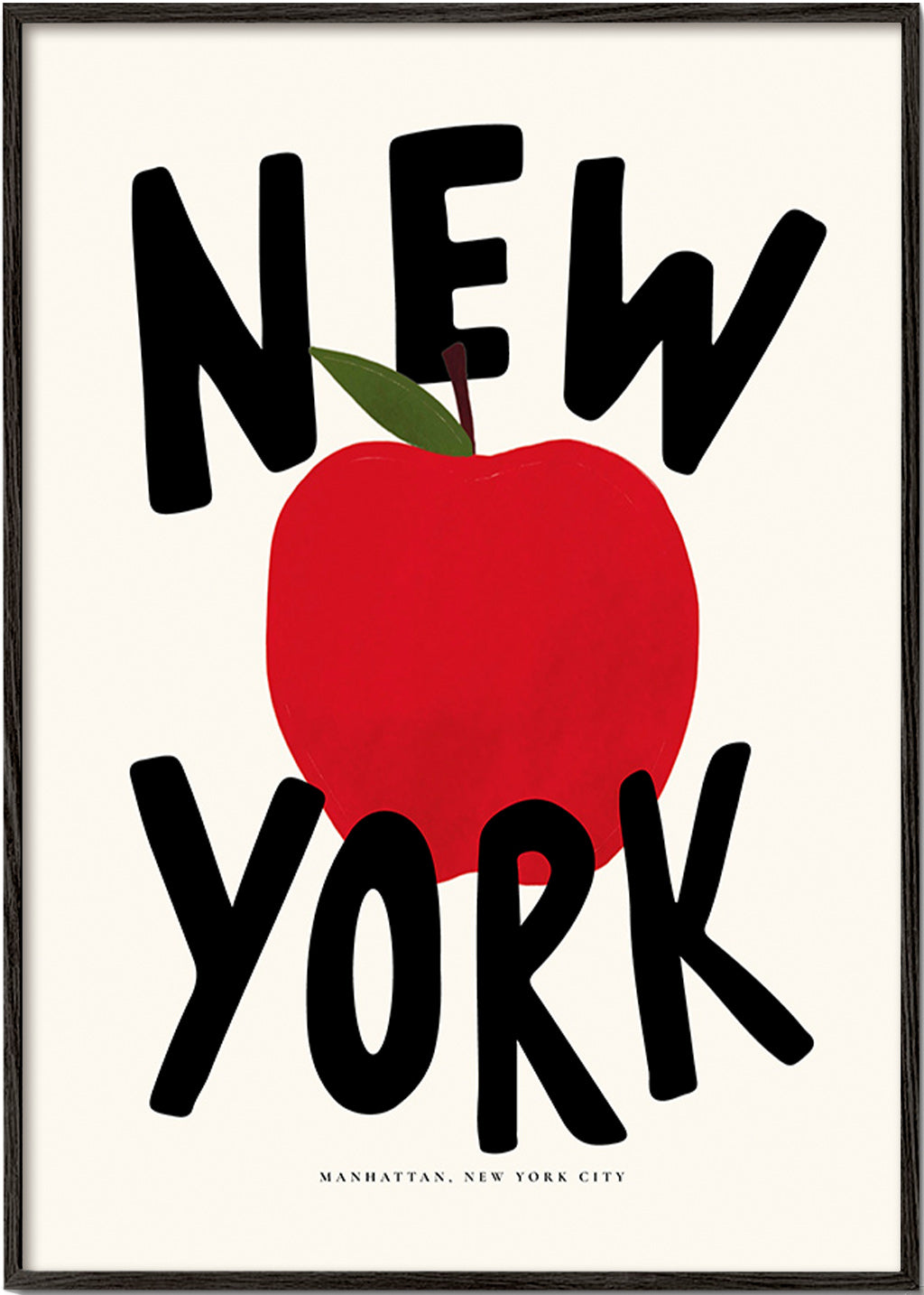 Kökskonst New York rött äpple