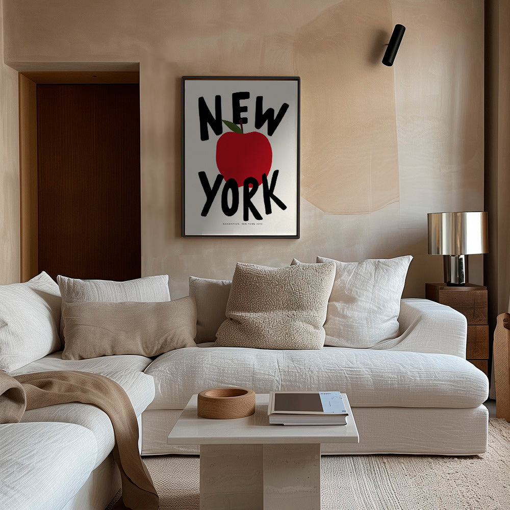 Kökskonst New York rött äpple