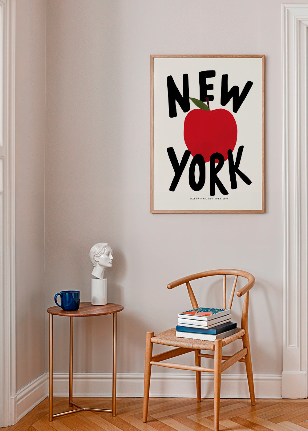 Kökskonst New York rött äpple