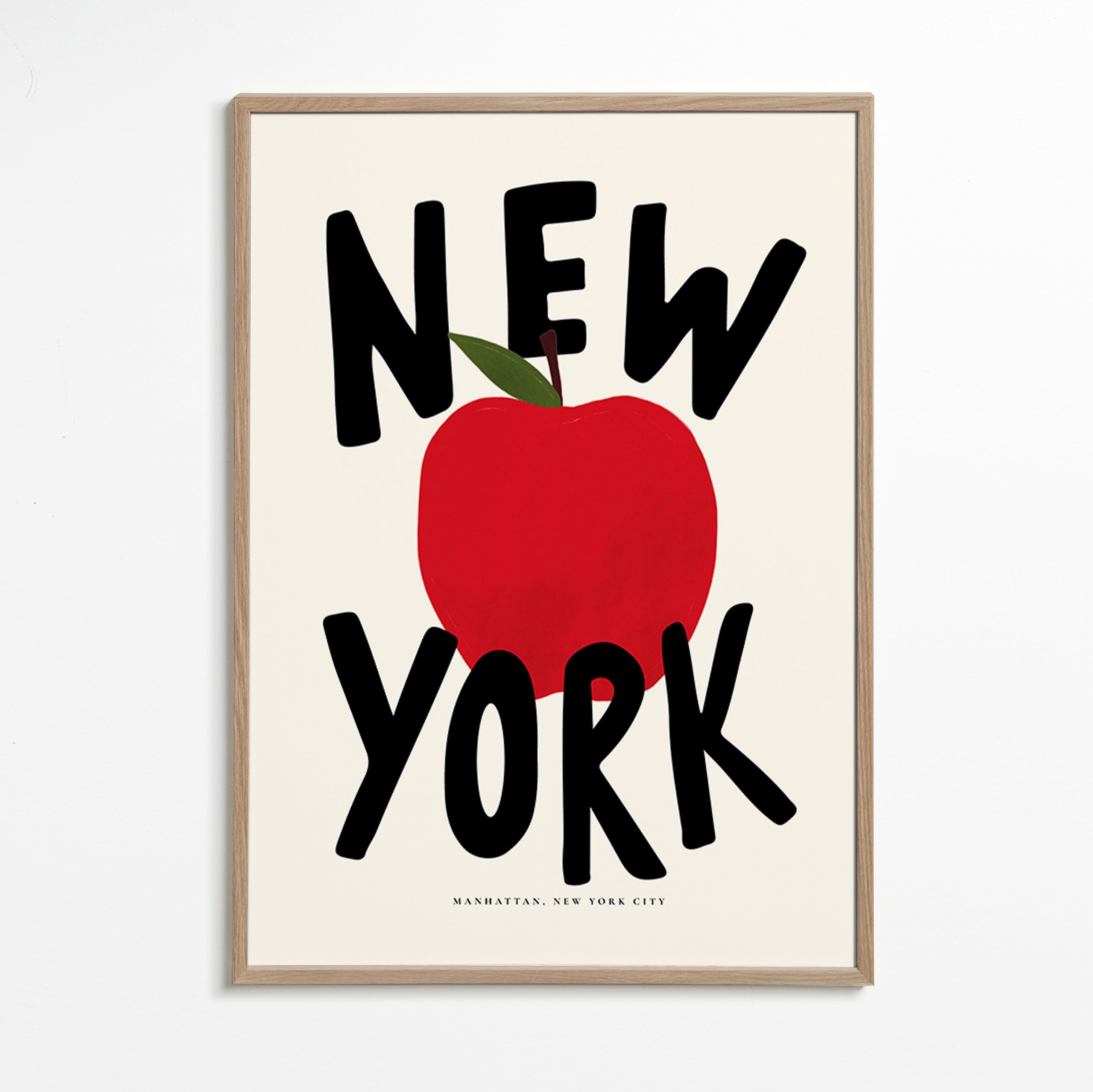 Kökskonst New York rött äpple