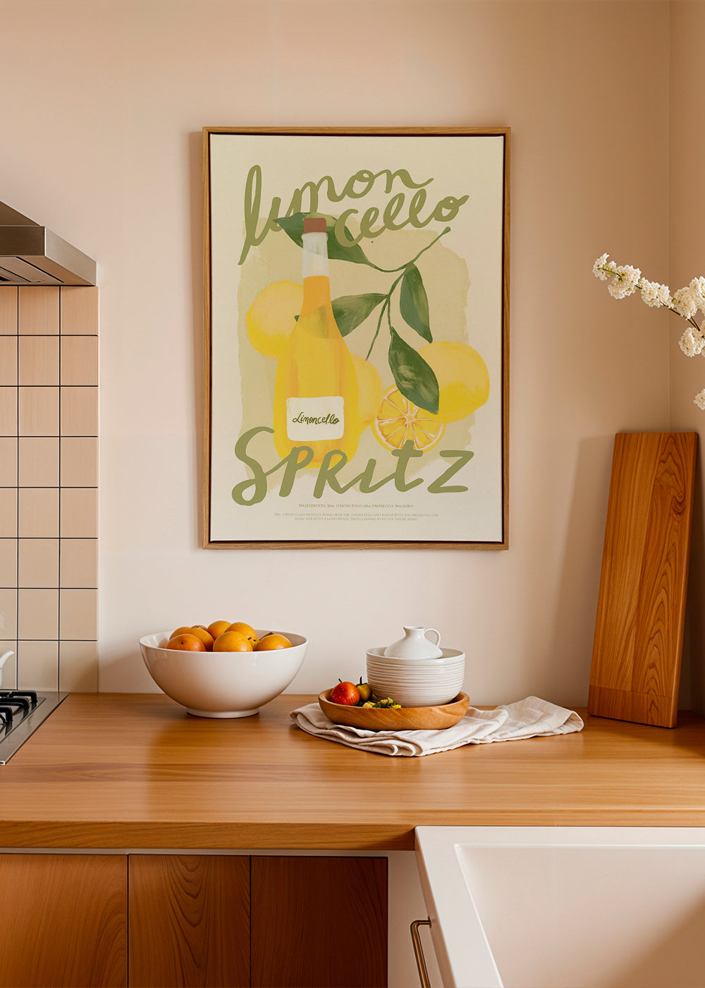 Kökskonst Limoncello Spritz illustration