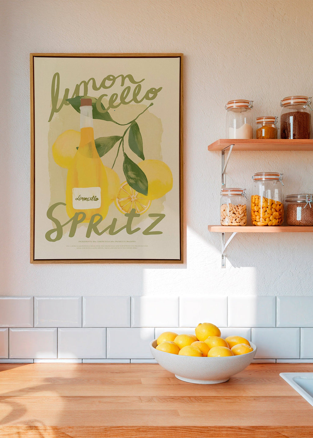 Kökskonst Limoncello Spritz illustration