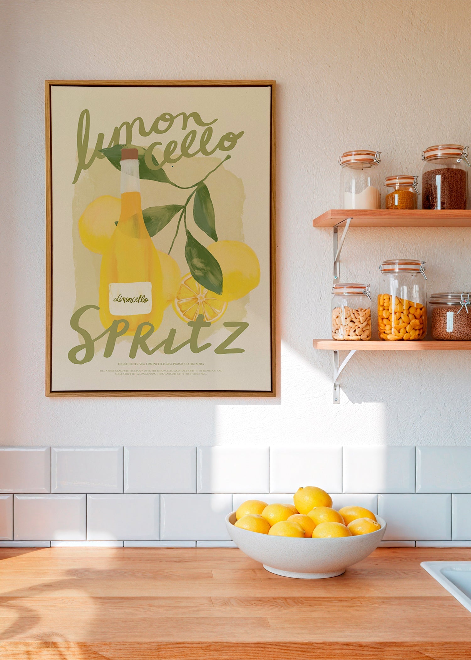 Kökskonst Limoncello Spritz illustration