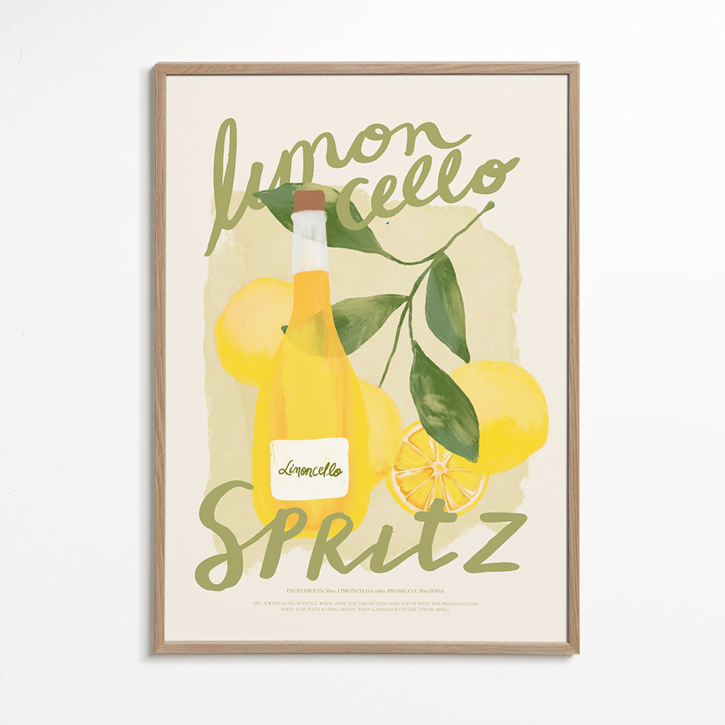 Kökskonst Limoncello Spritz illustration
