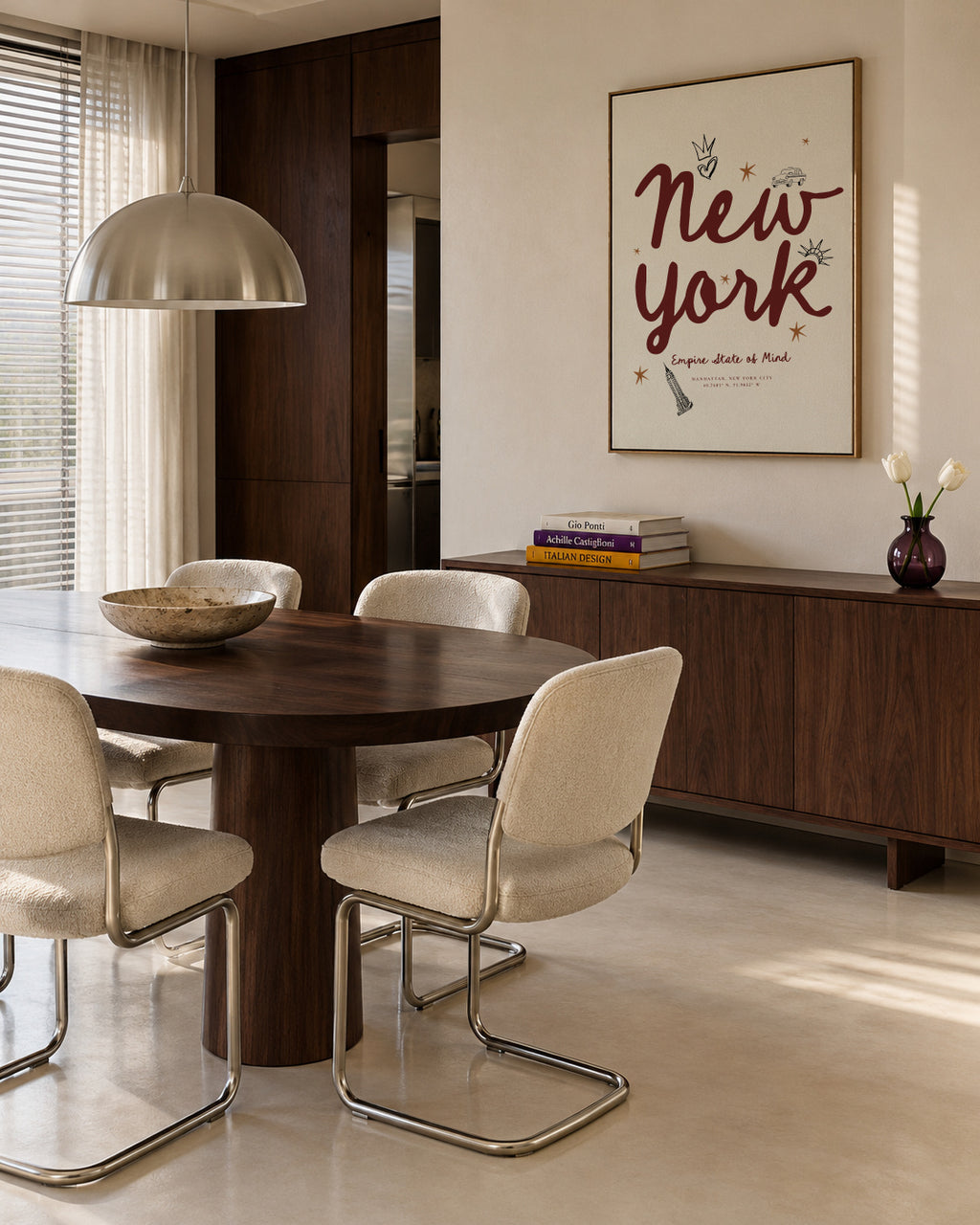 Empire State of Mind - Framed canvas in an interior