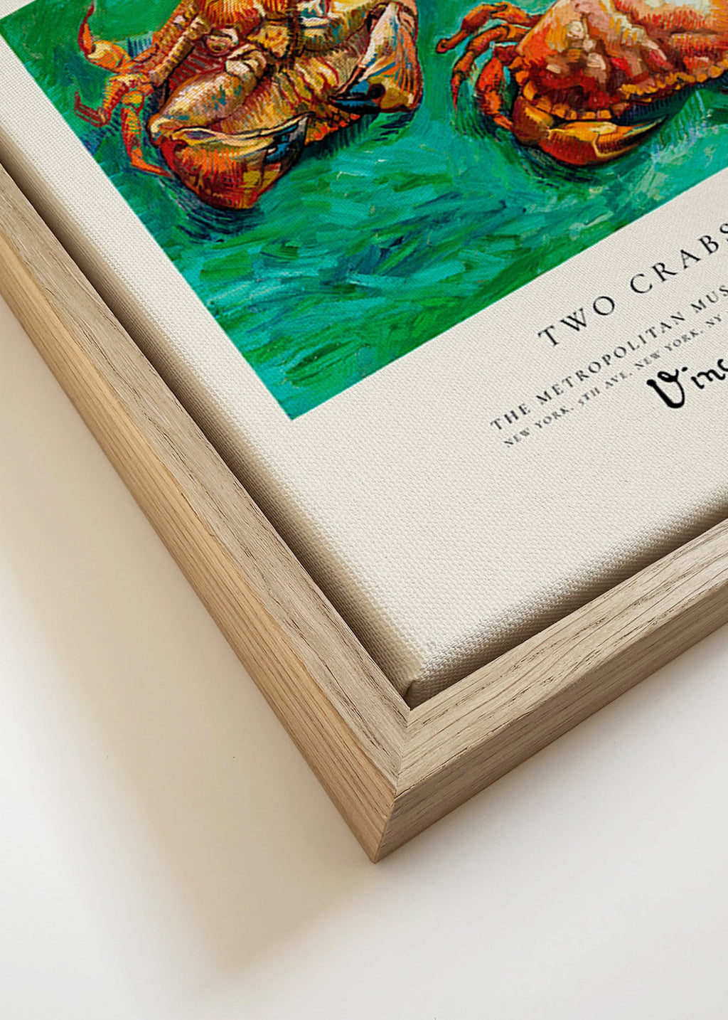 Two Crabs av Van Gogh — Krabbor på grön bakgrund