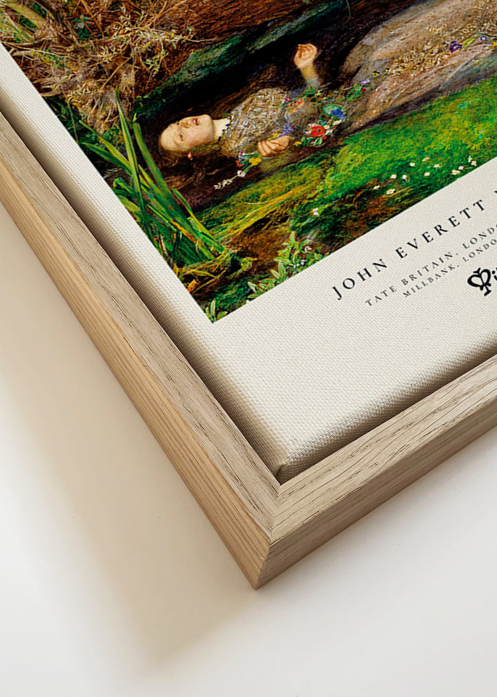 Botanisk poster Ophelia vid bäcken