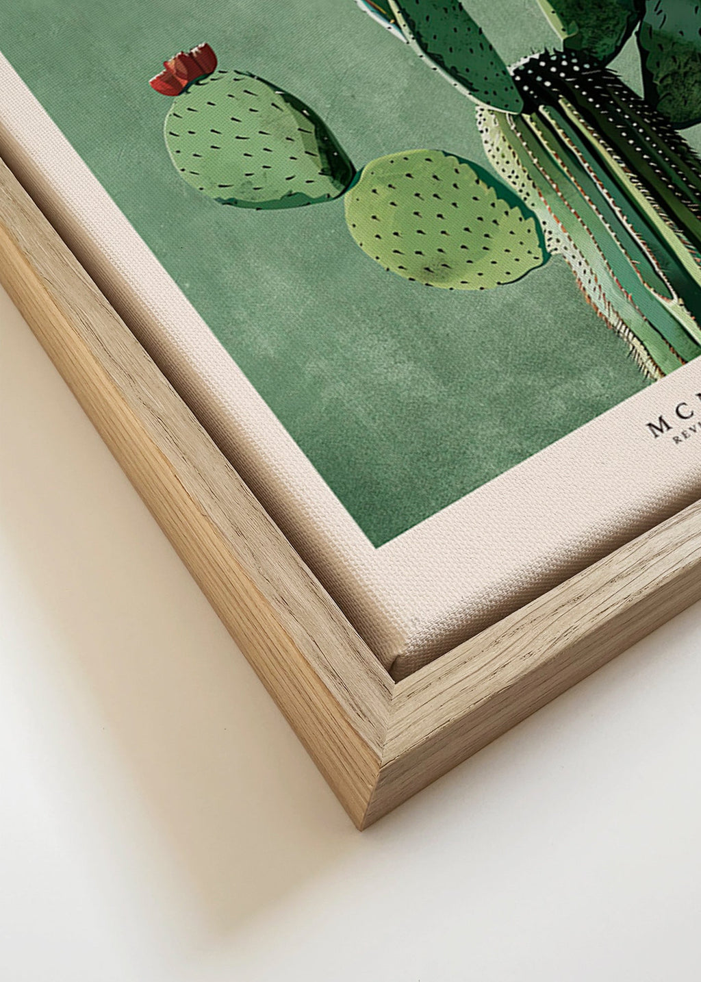 Botanisk poster Mexico med kaktus