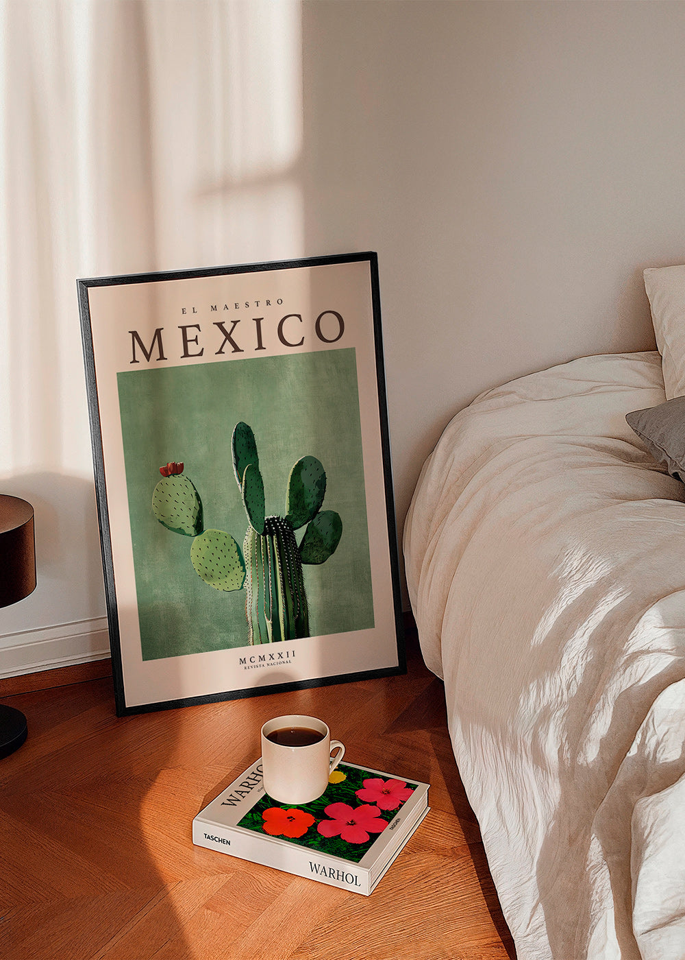 Botanisk poster Mexico med kaktus