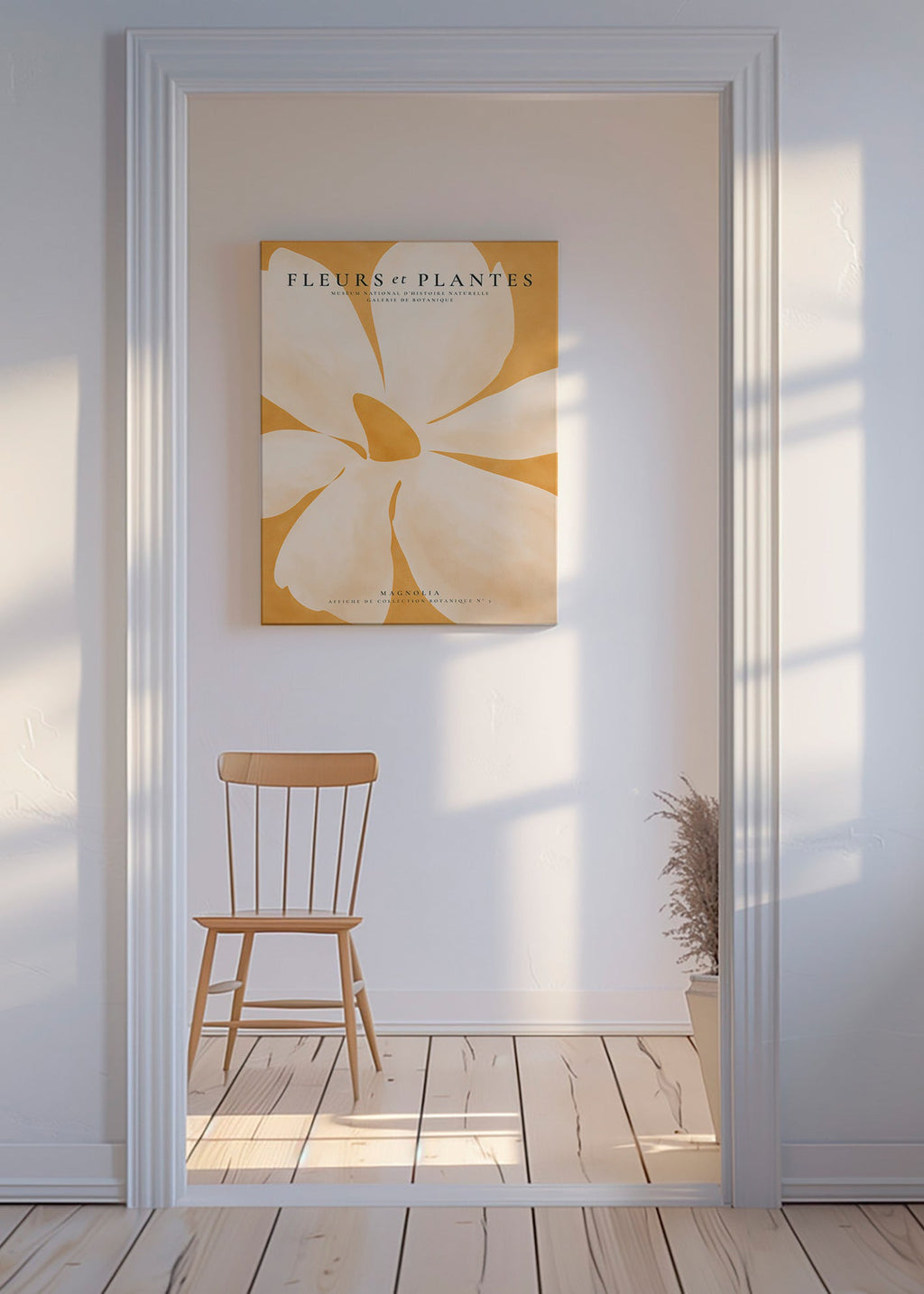 Botanisk poster Magnolia stort format