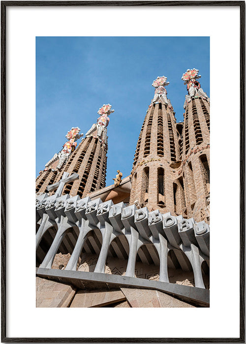 Kökskonst Sagrada Família fasad vertikal