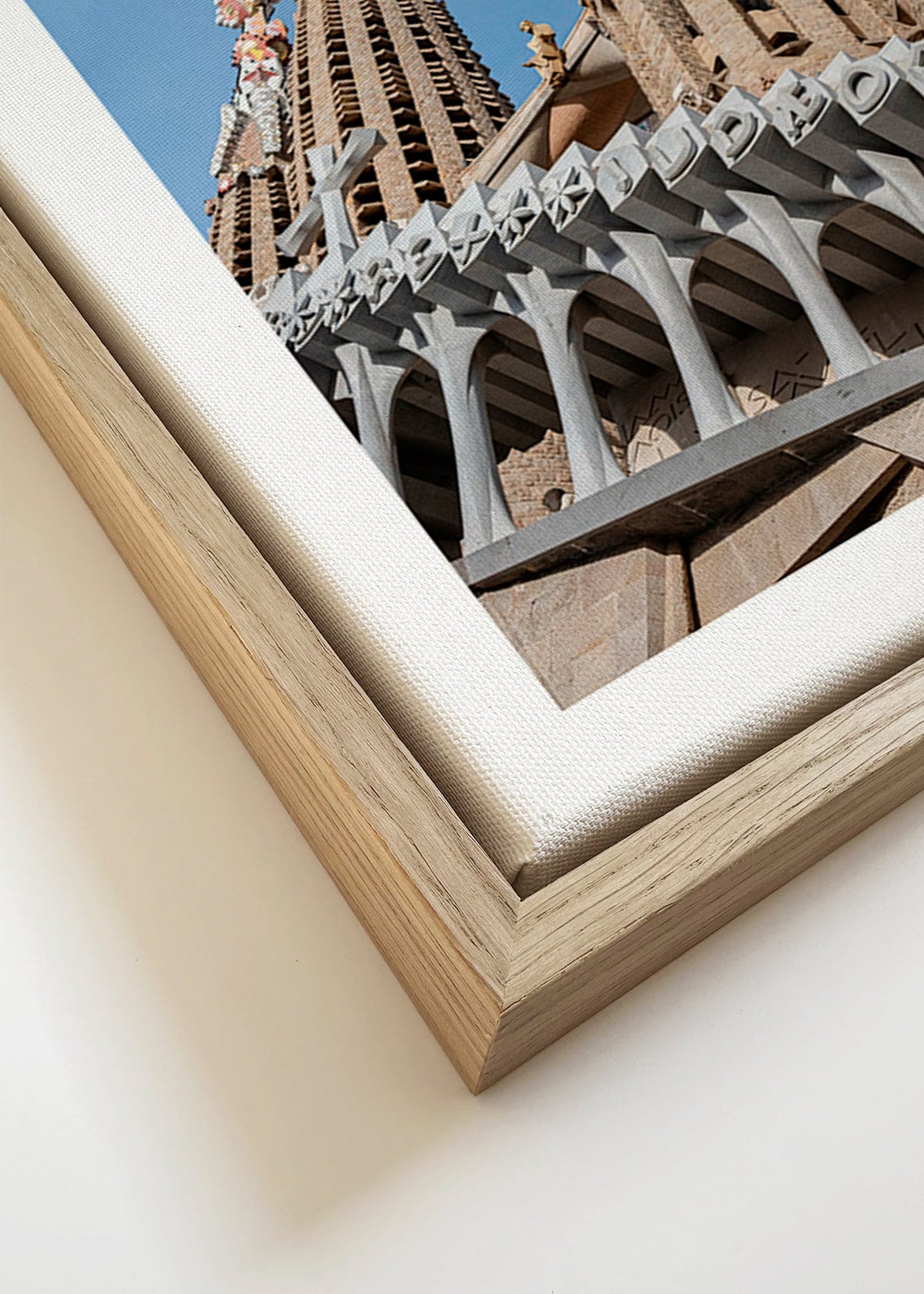 Kökskonst Sagrada Família fasad vertikal