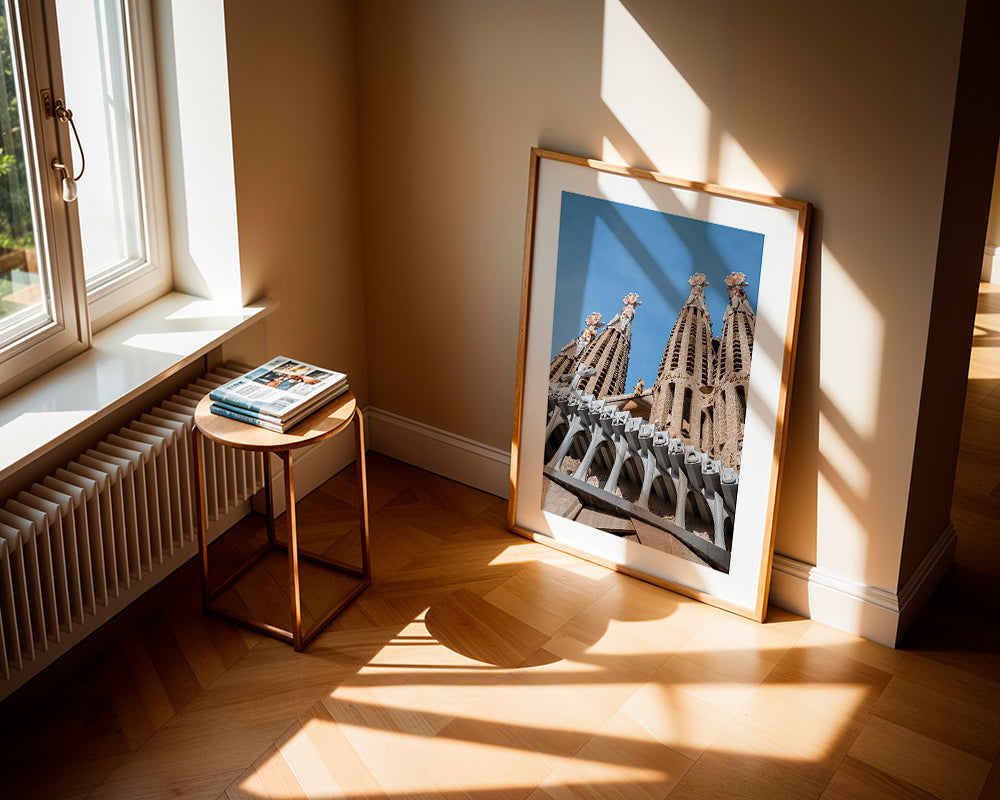 Kökskonst Sagrada Família fasad vertikal