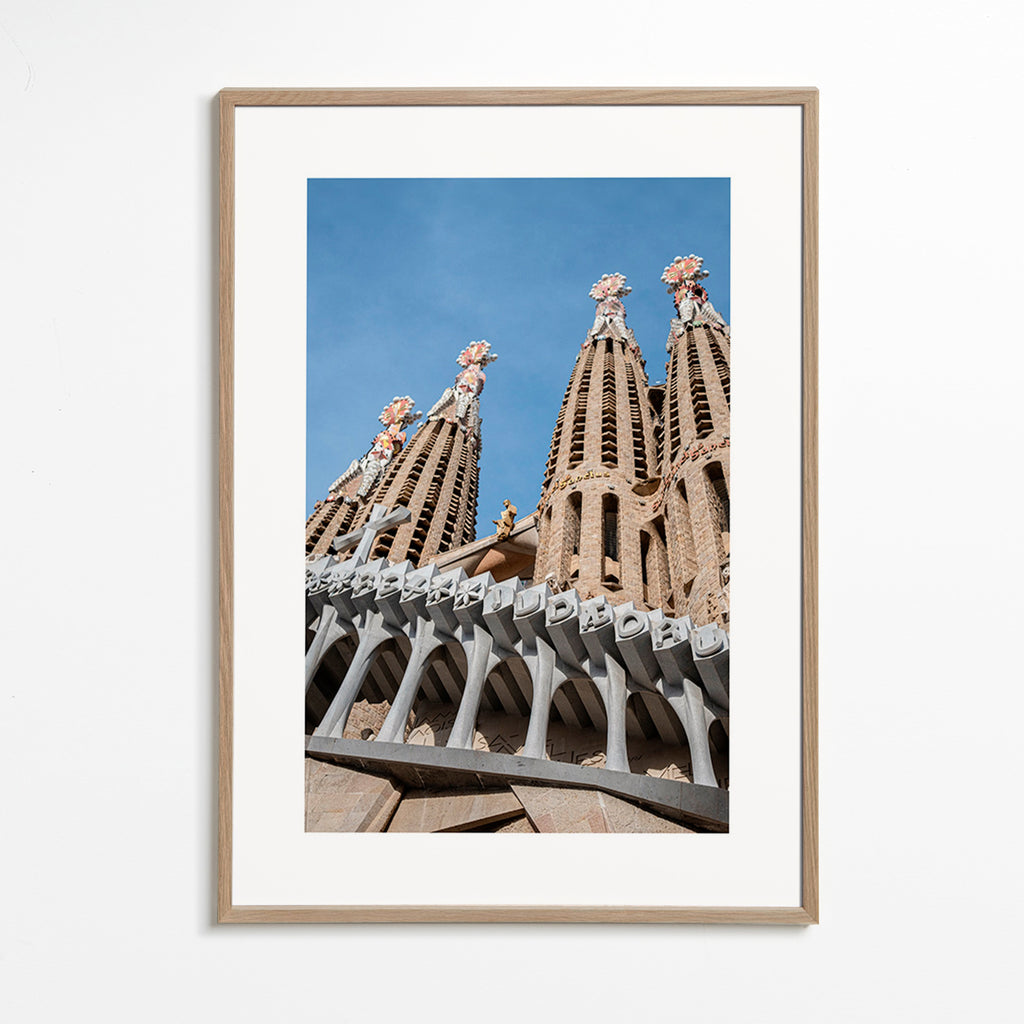 Kökskonst Sagrada Família fasad vertikal