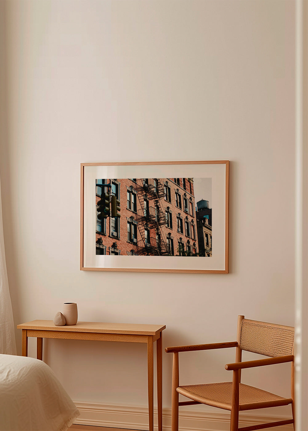 Stadskonst med tegelfasad