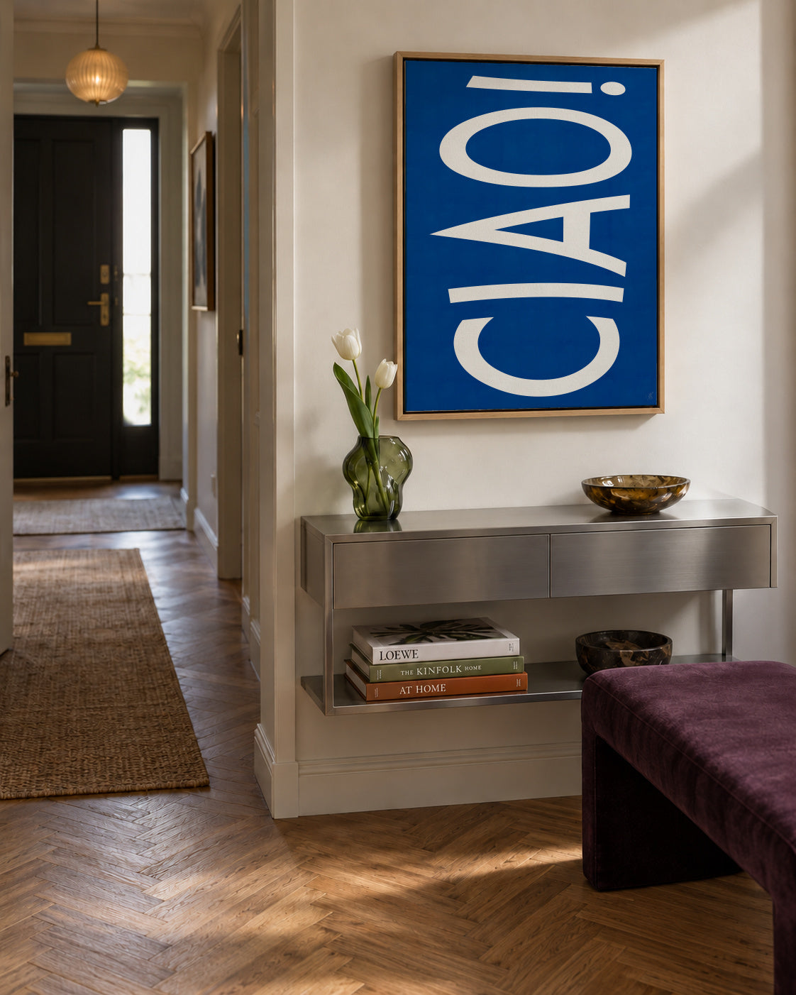 CIAO - Framed canvas in an interior
