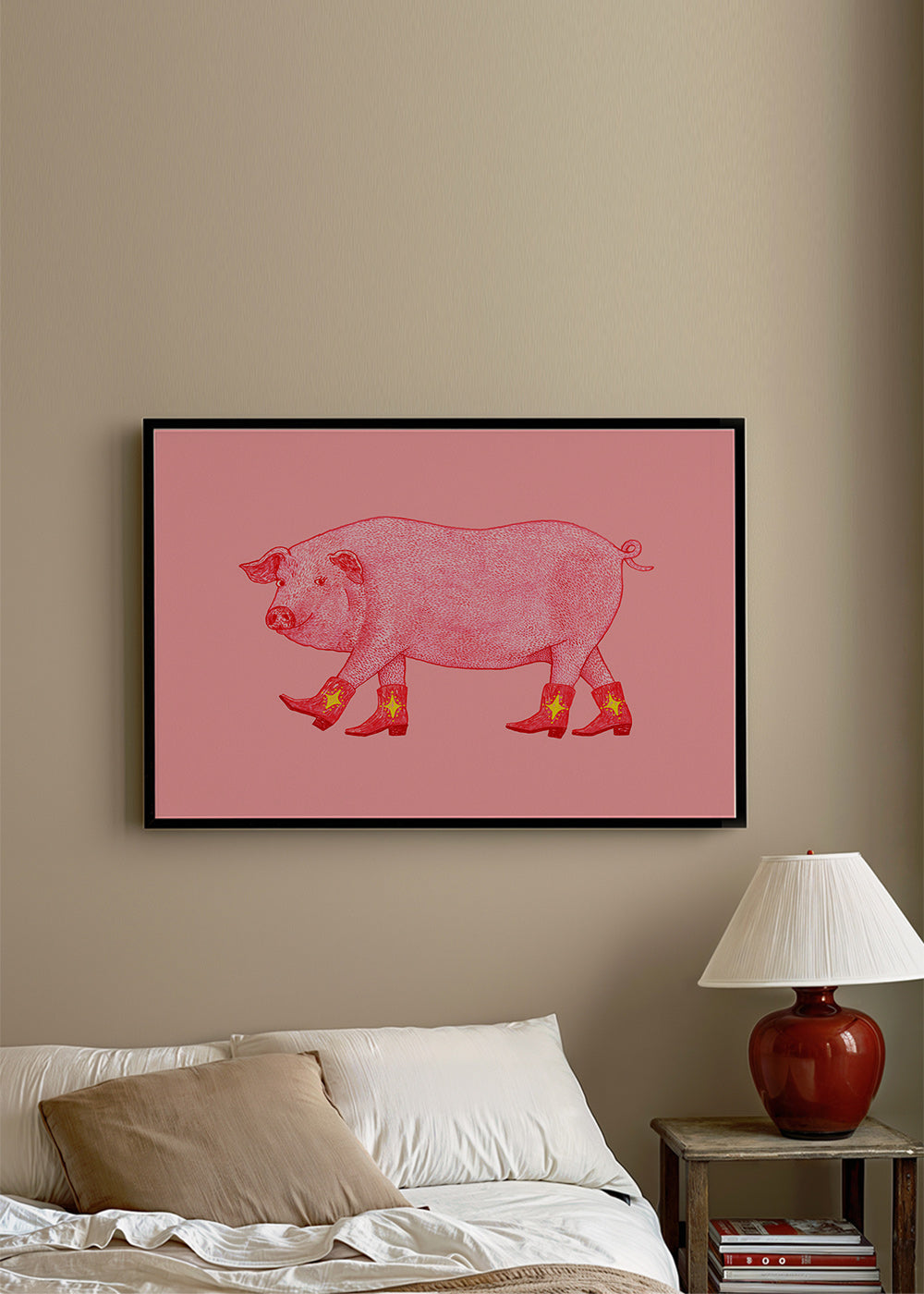 Illustration gris cowgirl – Product3
