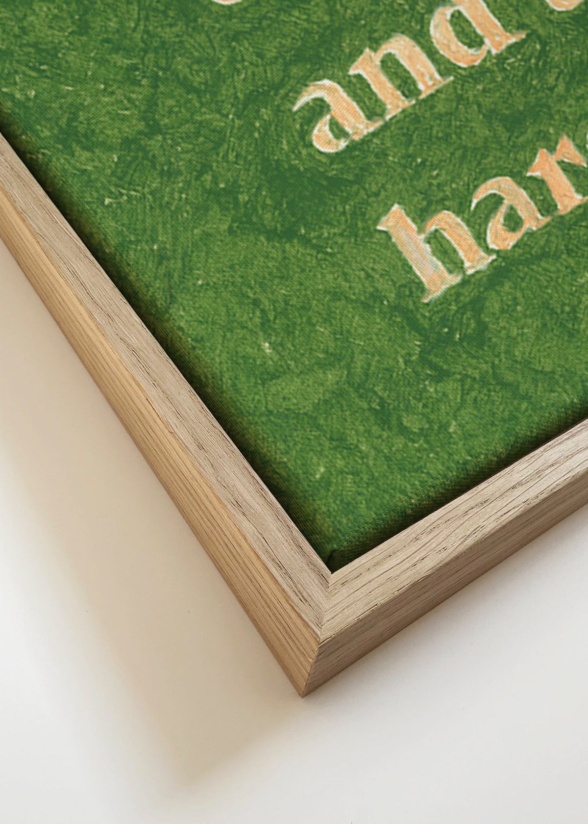 Vintage typografi-affisch med citat – Canvas detail