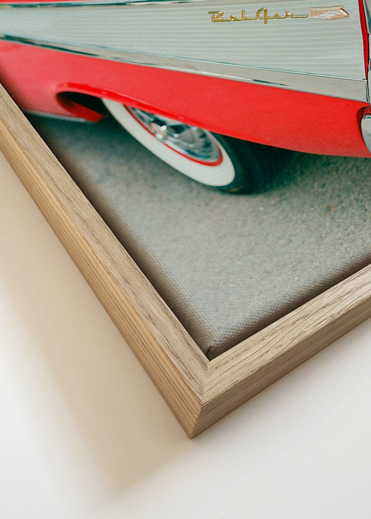 Vintage tryck klassisk bil – Canvas detail