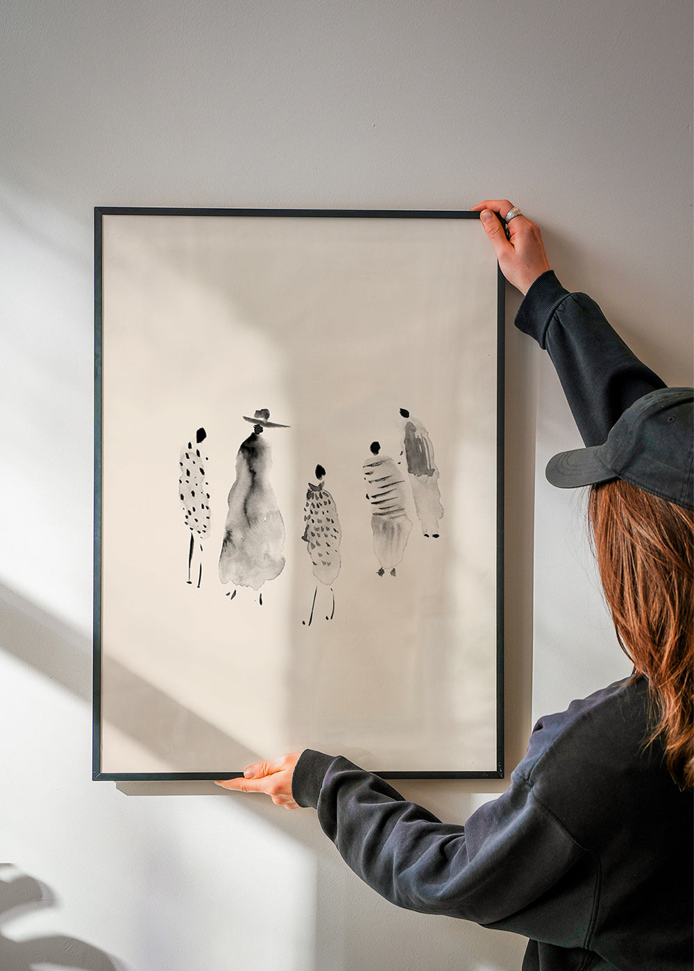 Illustration av bläckfigurer minimalistisk – Product1