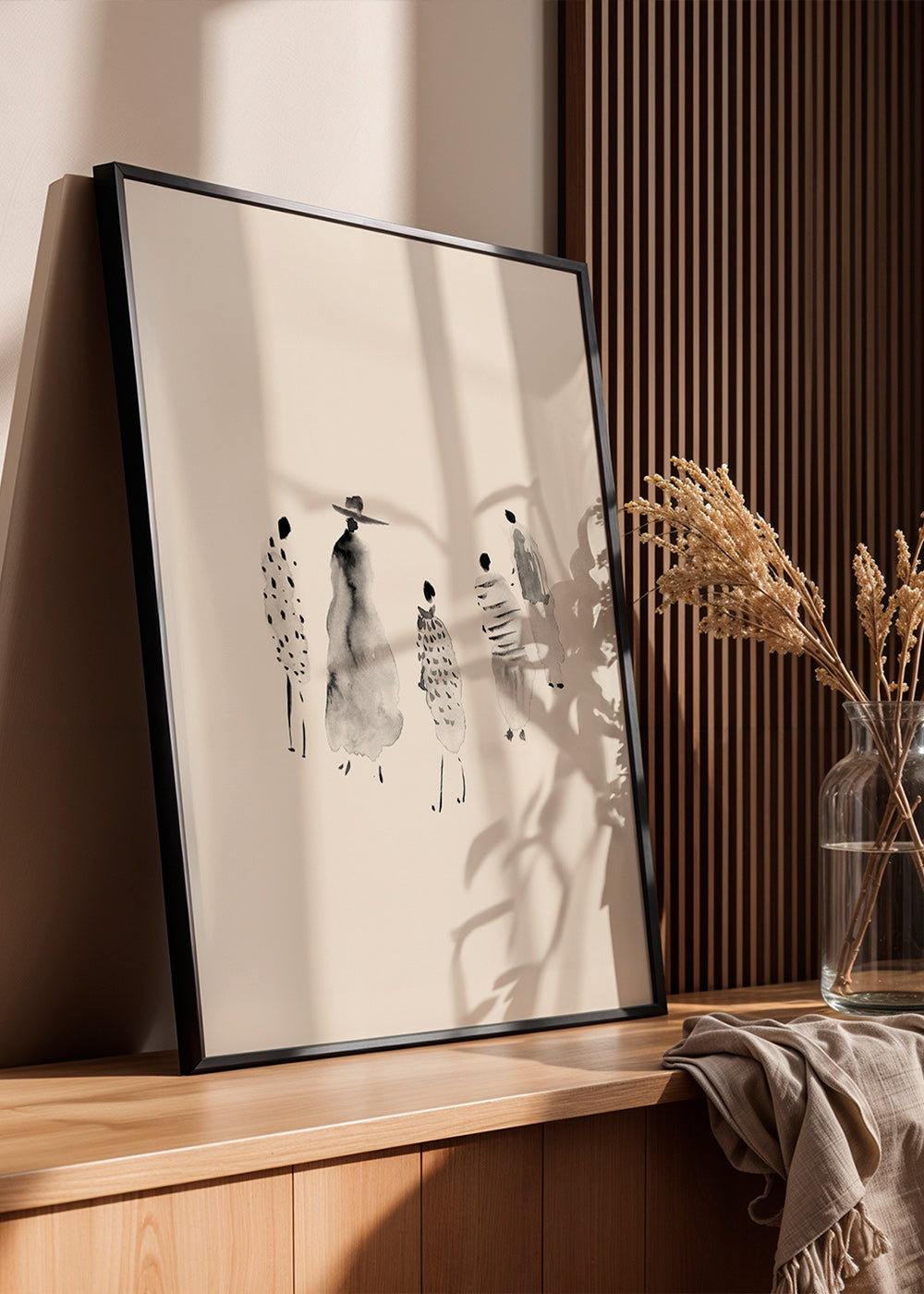 Illustration av bläckfigurer minimalistisk – Product2