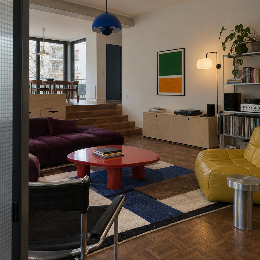 Colourfield 11 - Framed poster in an interior