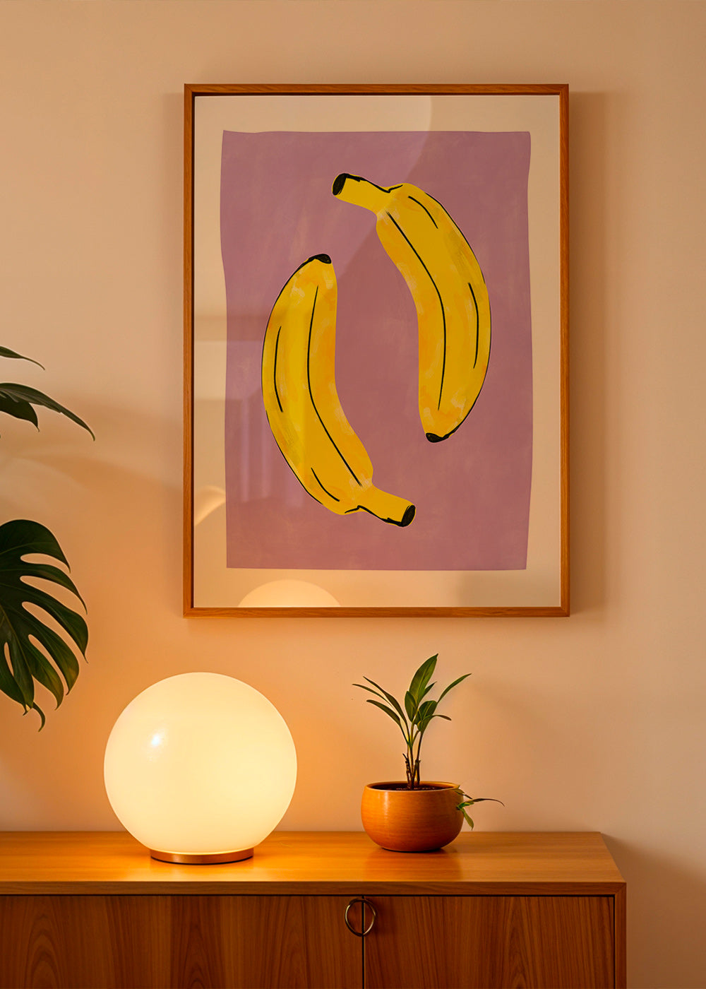 Kökskonst med gula bananer – Product1