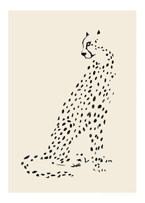 Minimalistisk gepard